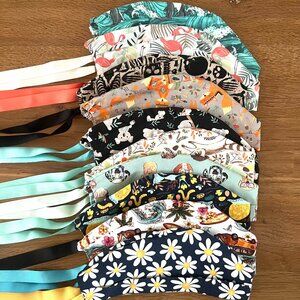 NWOT 10 Surgical Caps bundle for short hair, scrub caps, scrub hats